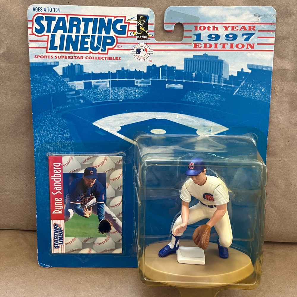 1997 Starting Lineup Ryne Sandberg Chicago Cubs Kenner Figure with Card NEW